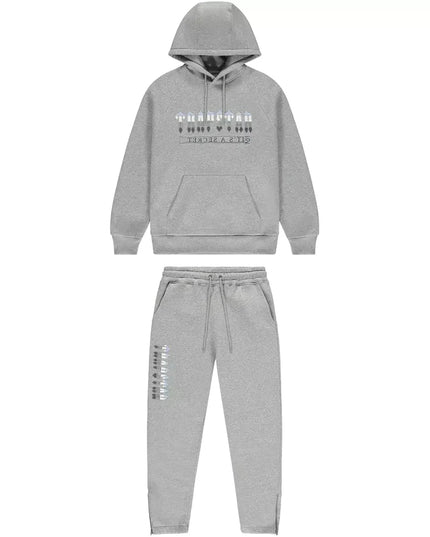 Trapstar Chenille Decoded 2.0 Grey/Ice Blue Set